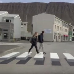 An interesting example of nudge applied to public safety in Ísafjörður, Iceland